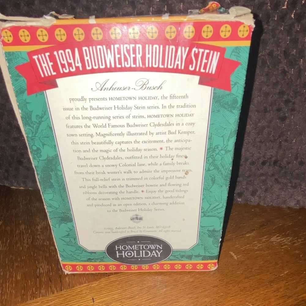 Budweiser included mug